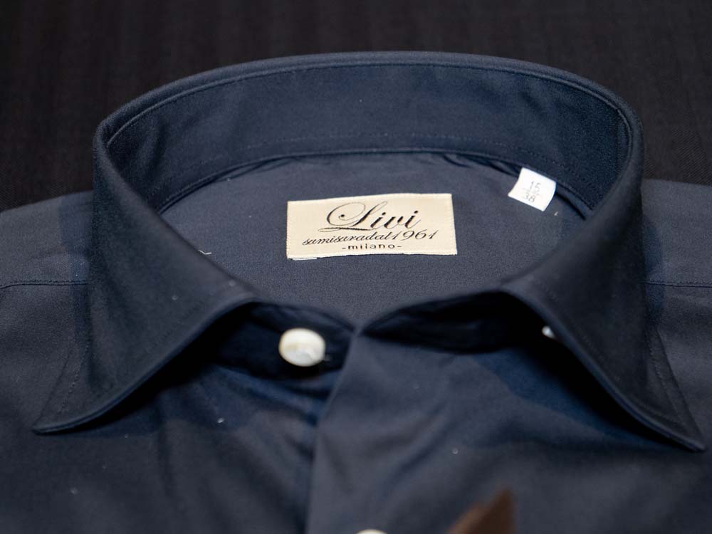 FM44018 1021C 467 LIGHT Camicia Confort col. blu tessuto stretch - immagine 3